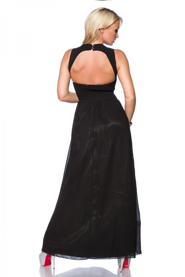 Dlouhé večerní šaty s kamínky