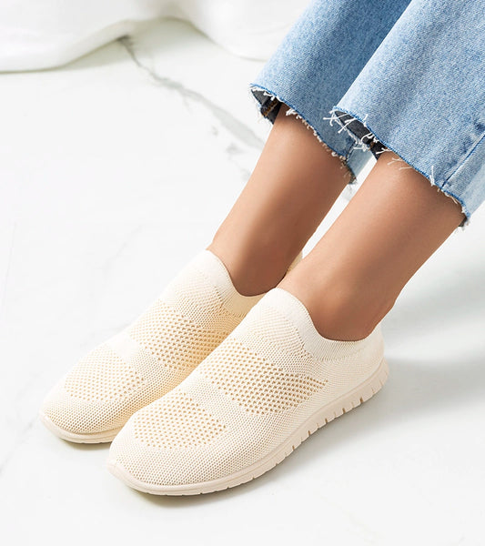 2-Béžové sportovní tenisky Santen-2