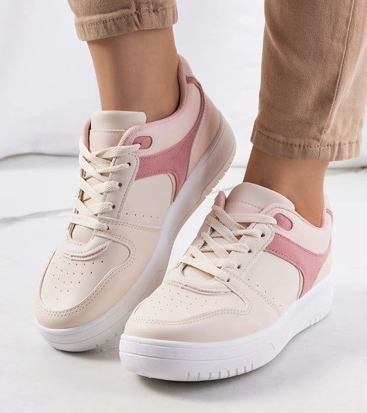 2-Béžové dámské tenisky od Lins-2