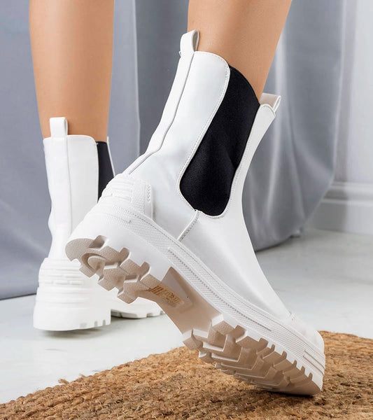 2-Bílé boty dámské oblečení Crispo-2