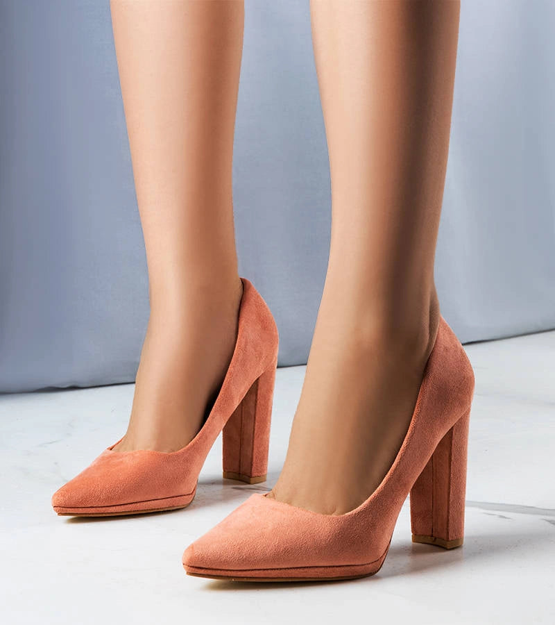 3-Růžové lodičky Emmy na vysokém jehlovém podpatku-3