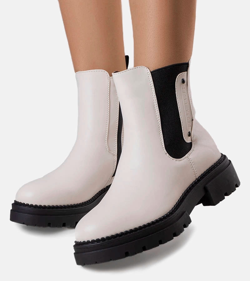 4-Krémové zateplené boty Caron-4