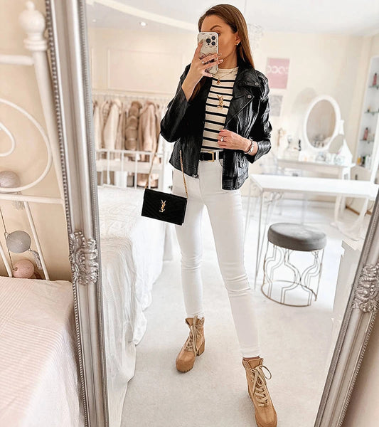 2-Černá ekokůže ramones Tricia-2