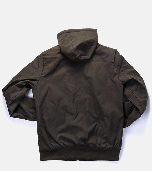 2-Zelená pánská větrovka s kapucí Duplessis-2