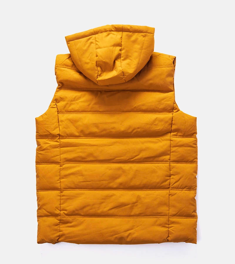2-Pánská žlutá prošívaná vesta Allaire-2