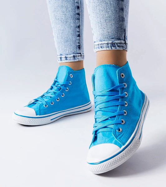 2-Modré kotníkové tenisky Alaine-2