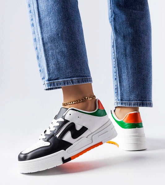 2-Černobílé boty na silnější podrážce Harter-2