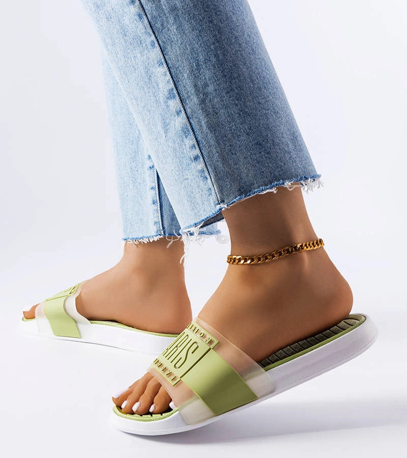 2-Zelené gumové žabky Paris-2