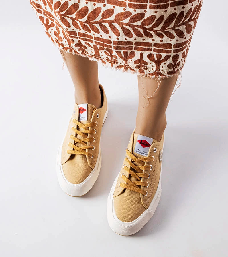 3-Béžové tenisky Lee Cooper LCW-23-44-1655L-3