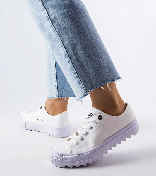 2-Big Star bílé tenisky FF274245-2