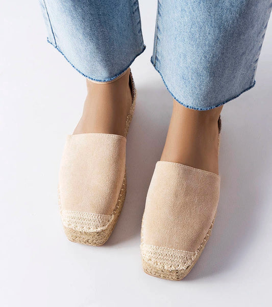 2-Béžové espadrilky s třpytivou vsadkou Myasia-2