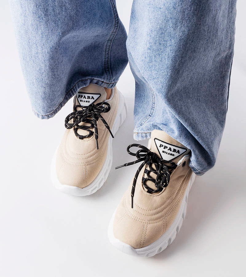 3-Béžové tenisky Aisys-3