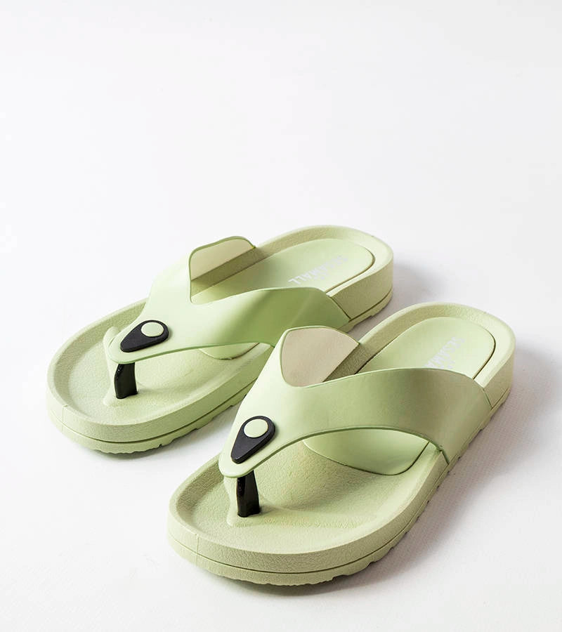 3-Zelené žabky na platformě Elide-3