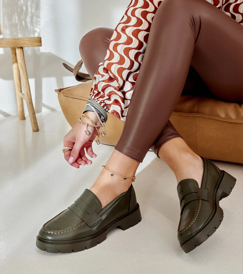 5-Zelené mokasíny Maybritt-5