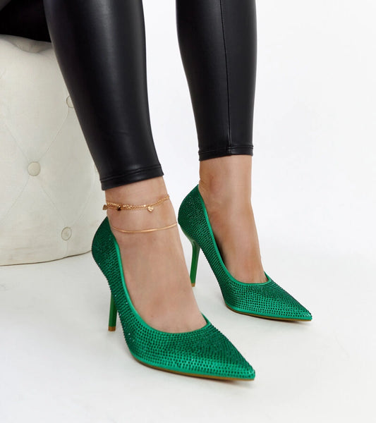 2-Zelené podpatky od značky Liena-2