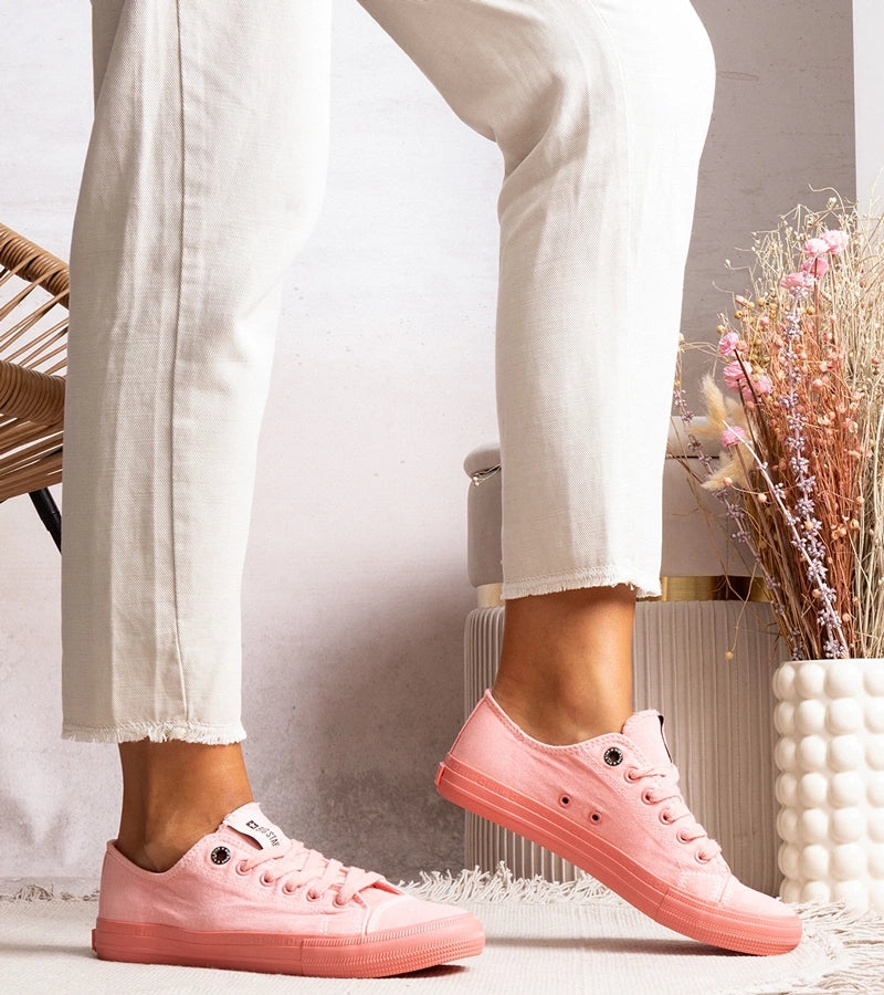 3-Big Star klasické tenisky růžové Carolyn-3