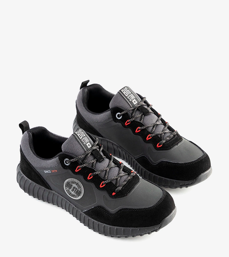 3-Big Star Černá pánská sportovní obuv Florus-3