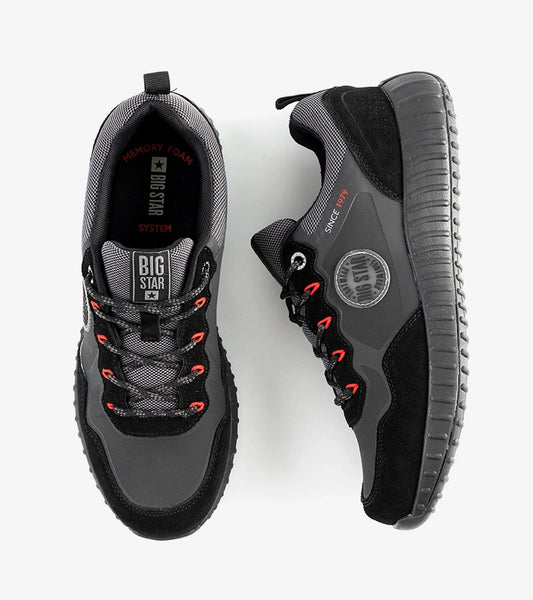 2-Big Star Černá pánská sportovní obuv Florus-2