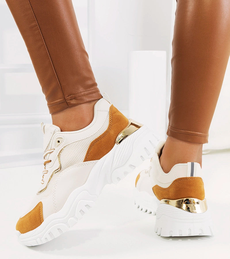 2-Béžová sportovní obuv Osorio-2