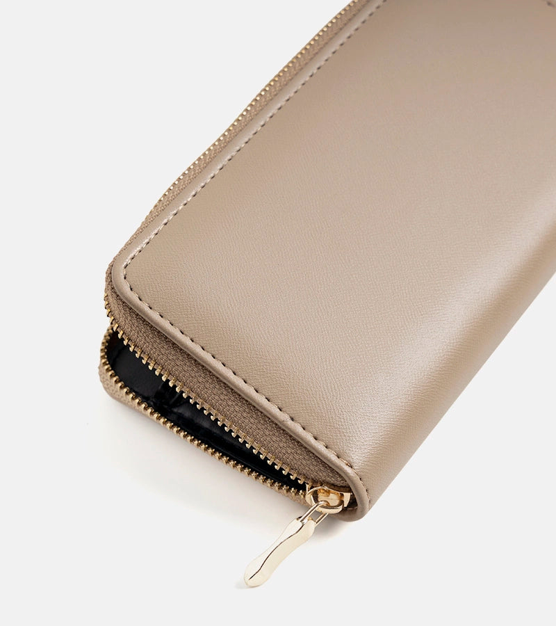 1-Béžová klasická peněženka Elsa-1