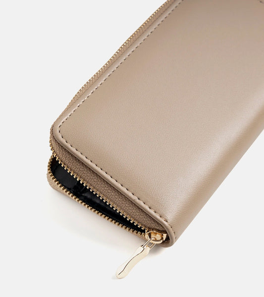 1-Béžová klasická peněženka Elsa-1