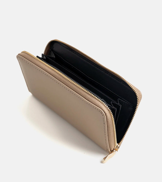 2-Béžová klasická peněženka Elsa-2