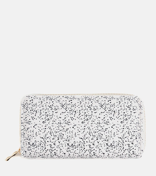 2-Bílá dámská peněženka v barvě ecru Laverty-2