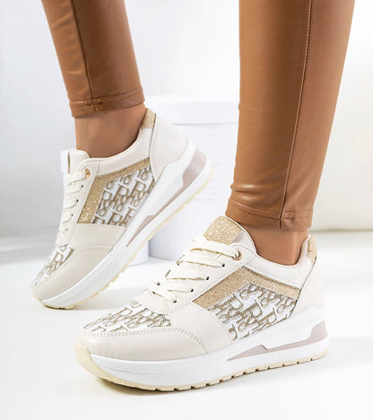 2-Béžové tenisky Aloisia-2