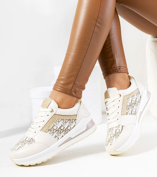 1-Béžové tenisky Aloisia-1