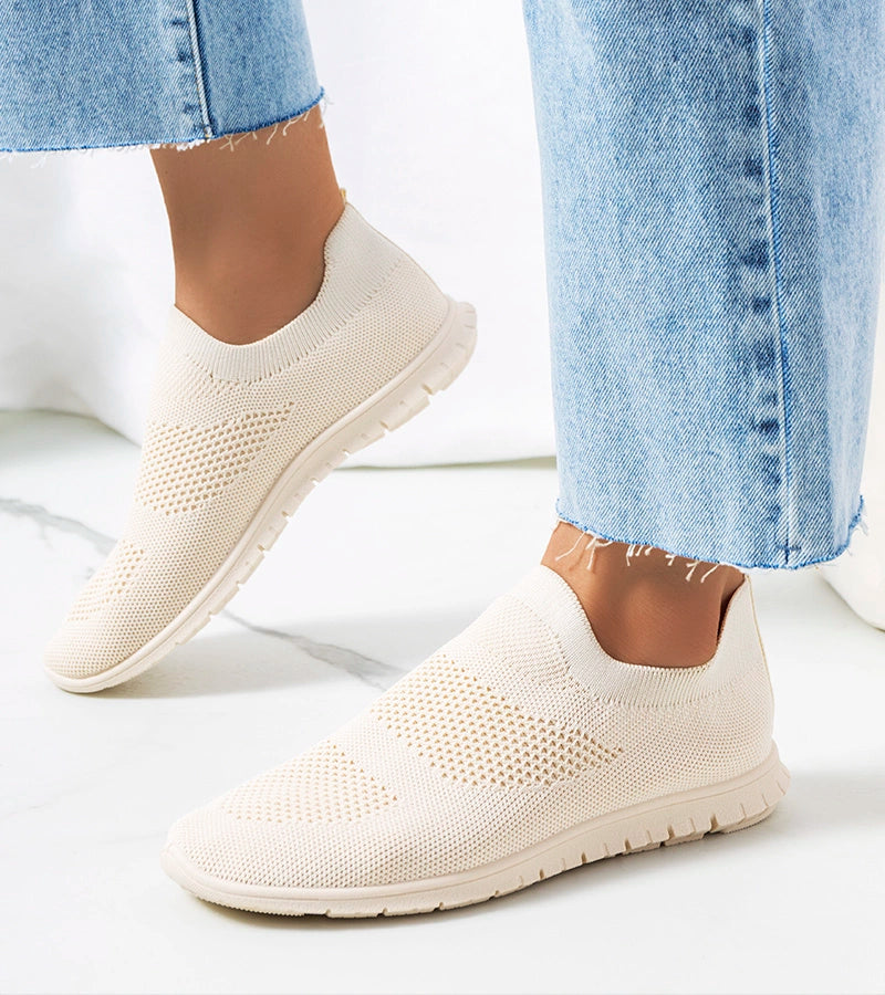 1-Béžové sportovní tenisky Santen-1