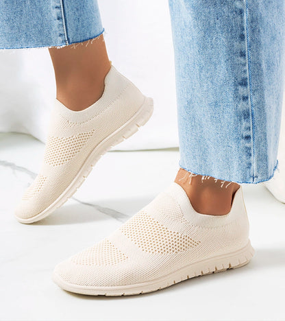 1-Béžové sportovní tenisky Santen-1