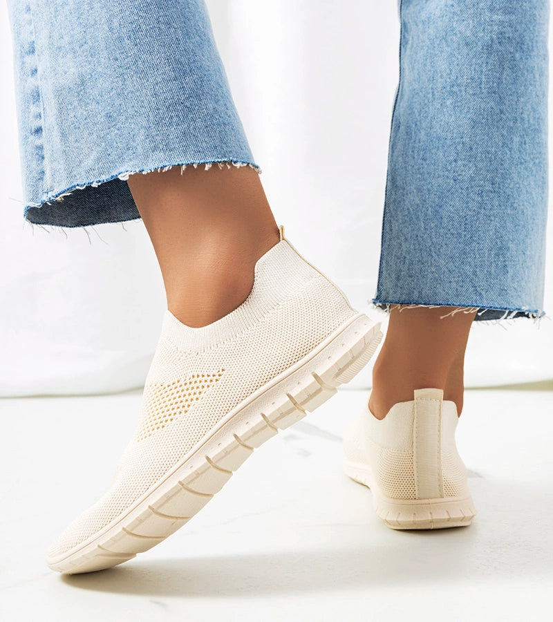 3-Béžové sportovní tenisky Santen-3