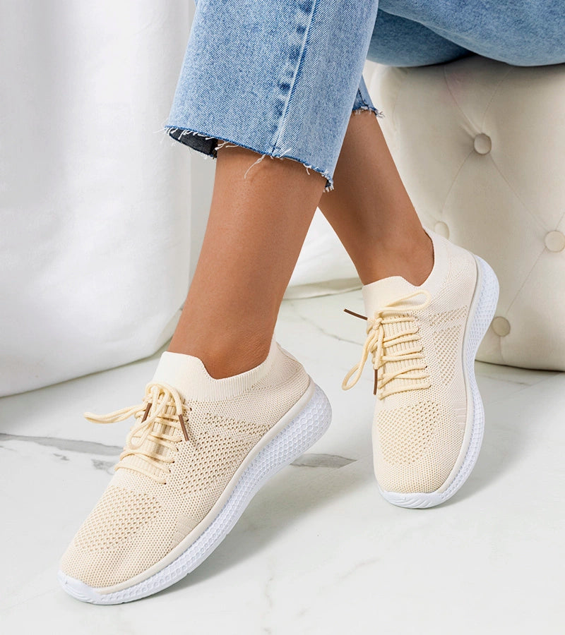 1-Béžové sportovní tenisky Michaela-1