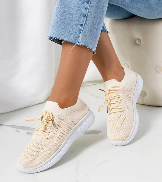 1-Béžové sportovní tenisky Michaela-1