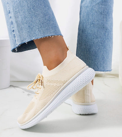 3-Béžové sportovní tenisky Michaela-3