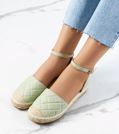 2-Zelené espadrilky Faiza-2