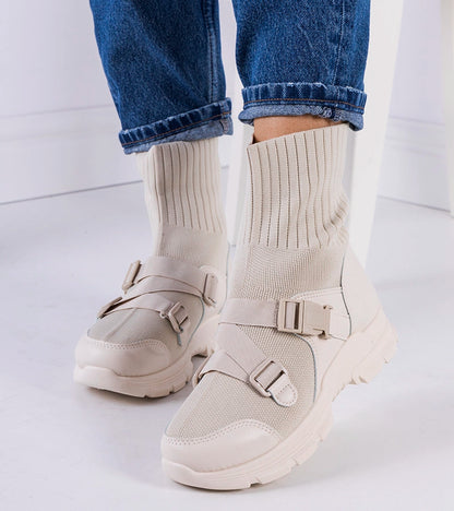 1-Béžové tenisky Saker-1