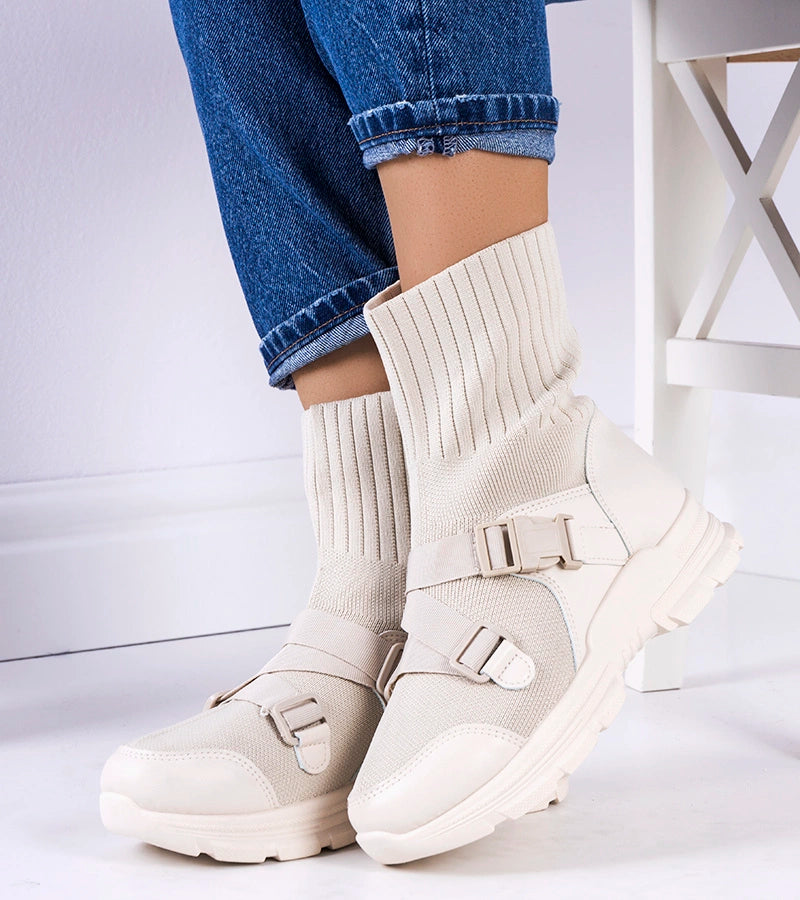 3-Béžové tenisky Saker-3