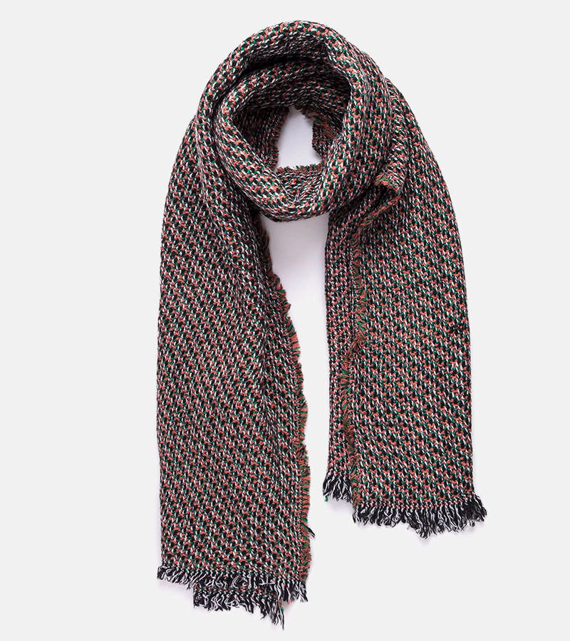 1-Zeleno-oranžová šála Aria-1