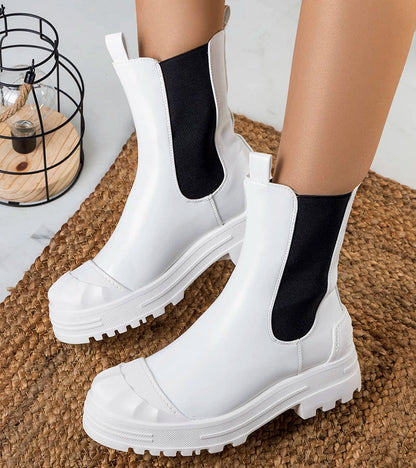 3-Bílé boty dámské oblečení Crispo-3