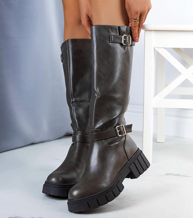 3-Zelené zateplené boty Merli-3