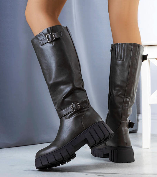 2-Zelené zateplené boty Merli-2