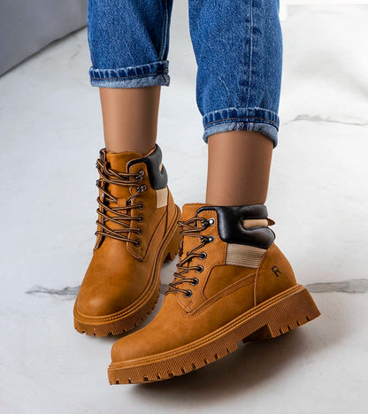 2-Hnědé zateplené traperské boty Nadel-2