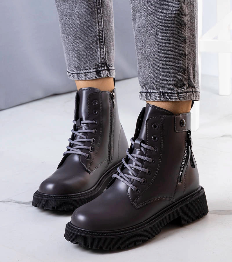 1-Šedé zateplené tepláky Anja-1