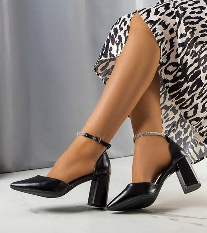 3-Černé lodičky Leighton se zirkony-3