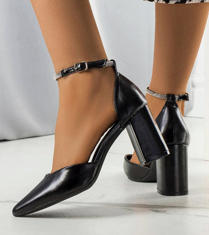 2-Černé lodičky Leighton se zirkony-2