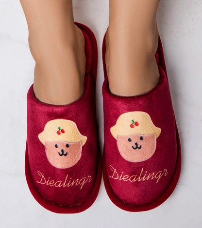 2-Diealings červené měkké pantofle-2