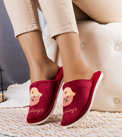 3-Diealings červené měkké pantofle-3