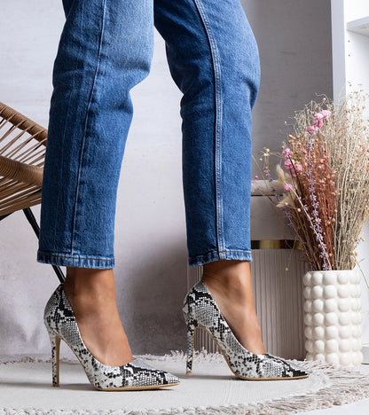 1-Bílé jehlové podpatky Efrem-1