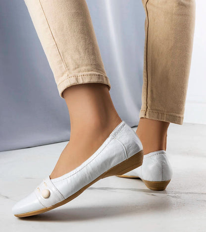 3-Bílé baleríny Lioma-3